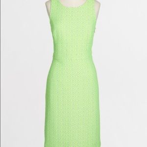 JCrew tweed sheath racerback dress